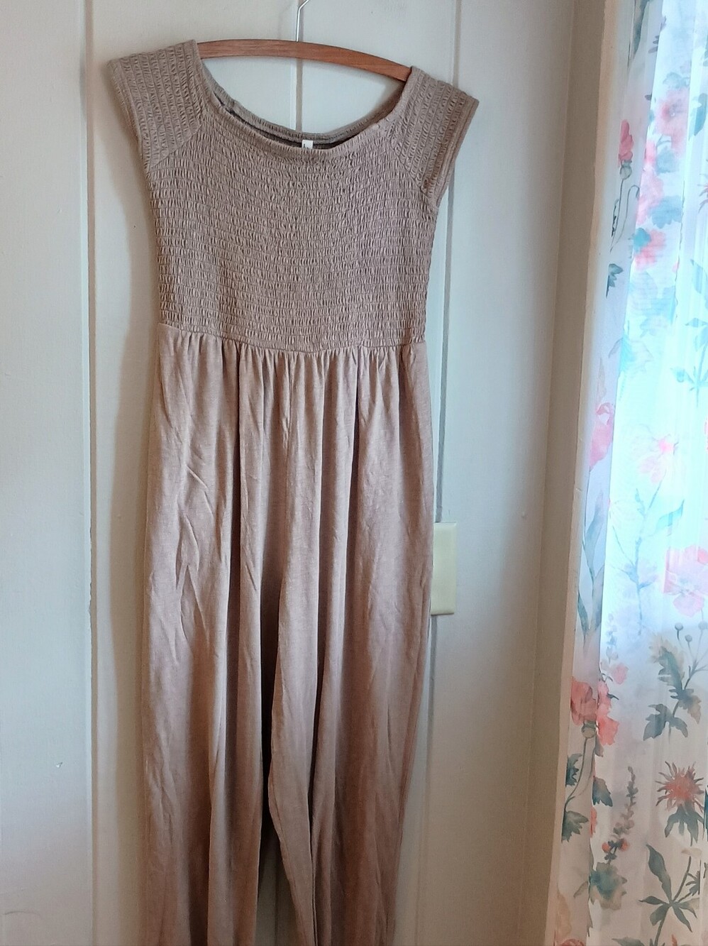 Brown Jogger Jumpsuit